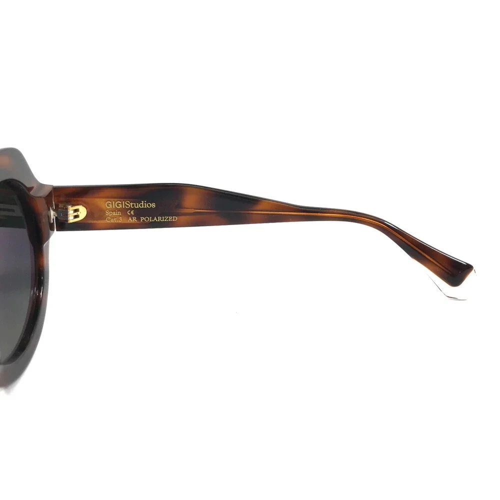 Gigi Studios Sunglasses MADDIE 67063/2 Tortoise Frames w/ Green Polarized Lenses